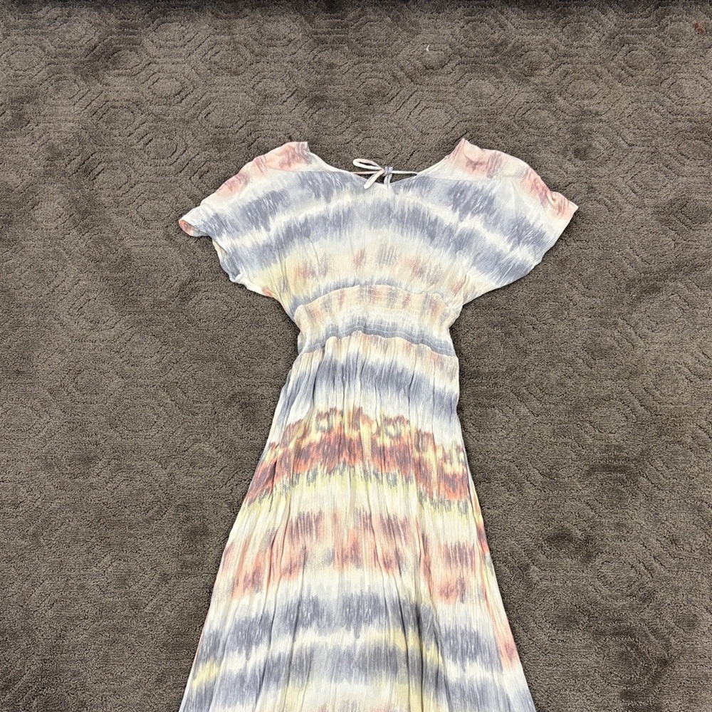 BeBop Multicolor Tie-Dye Maxi Dress
